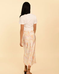 The Olivia Slip Skirt - SAKURA Print