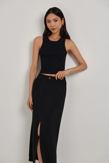 Audrey Tailored Maxi Skirt