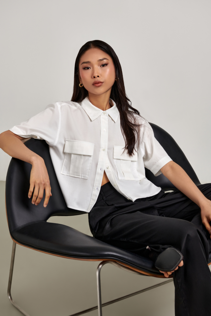 Bobbi Short Shirt - White