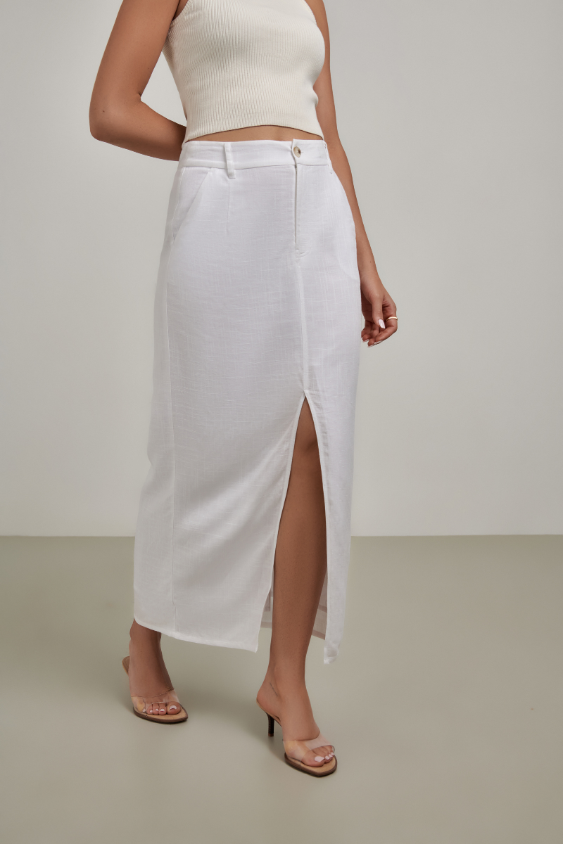 Audrey Tailored Maxi Skirt