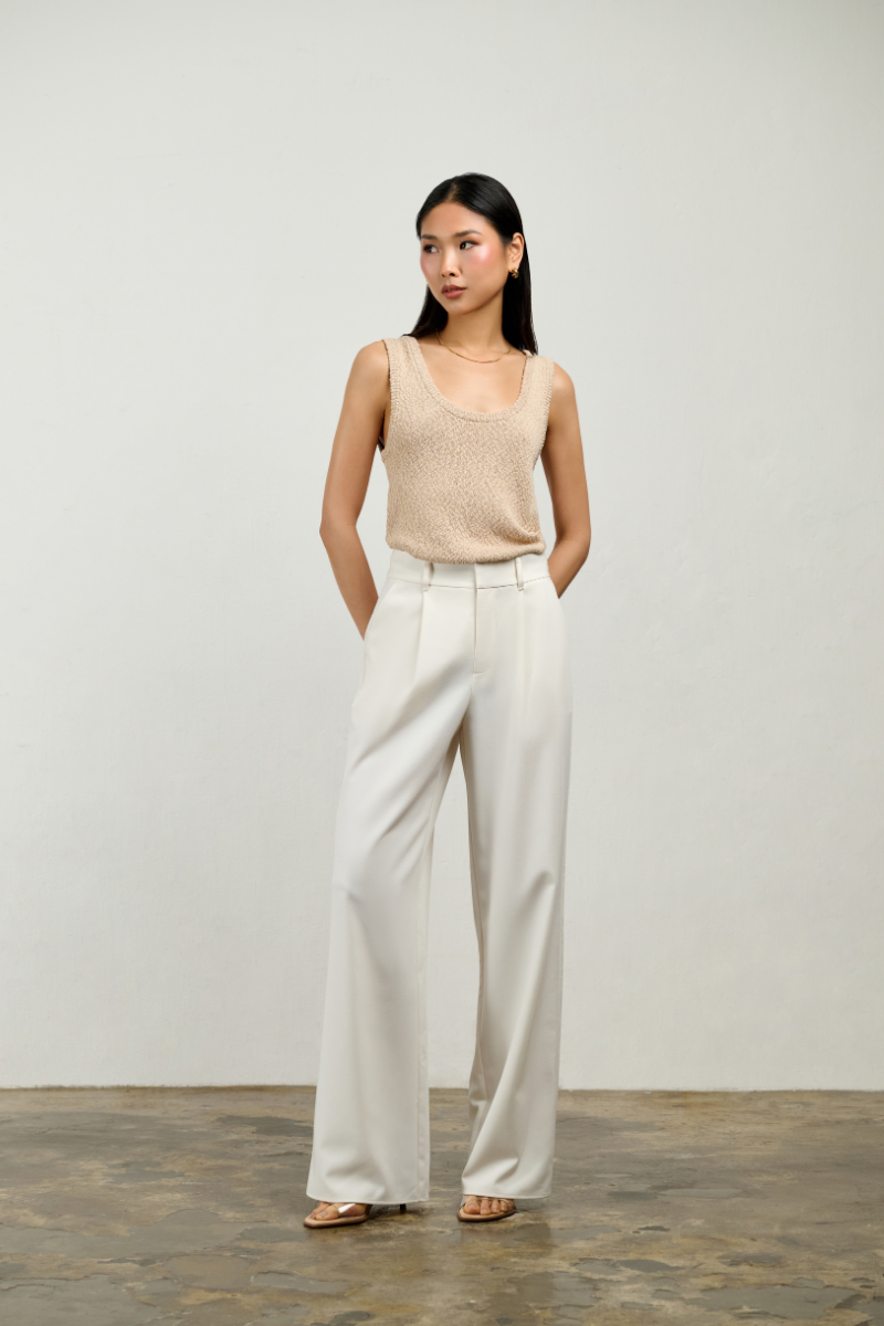Drew Boucle Tank - Sable