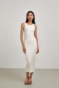 Clara High Boat Neck Maxi