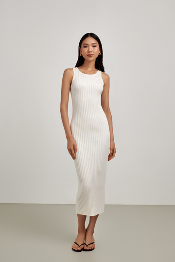 Clara High Boat Neck Maxi