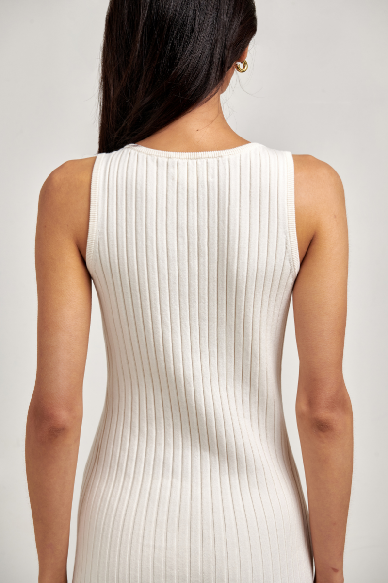 Clara High Boat Neck Maxi
