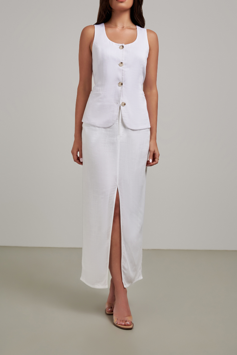 Audrey Tailored Maxi Skirt