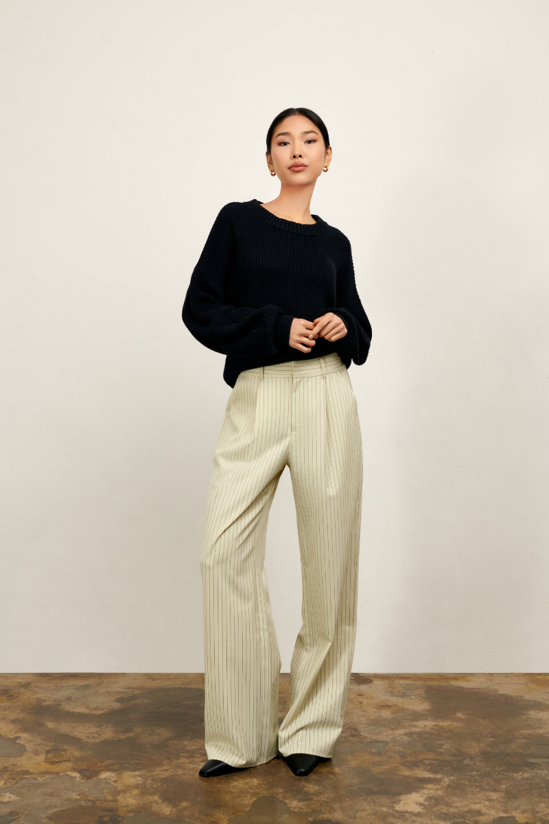 Nora Oversized Sweater - Black