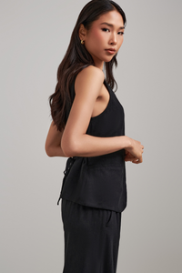 Madi Scoop Button Vest