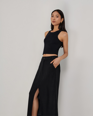 Audrey Tailored Maxi Skirt