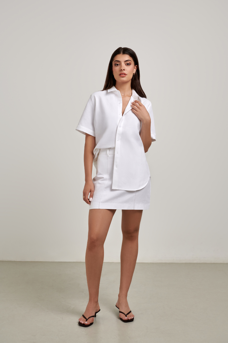 Rosie Mini Skirt - White