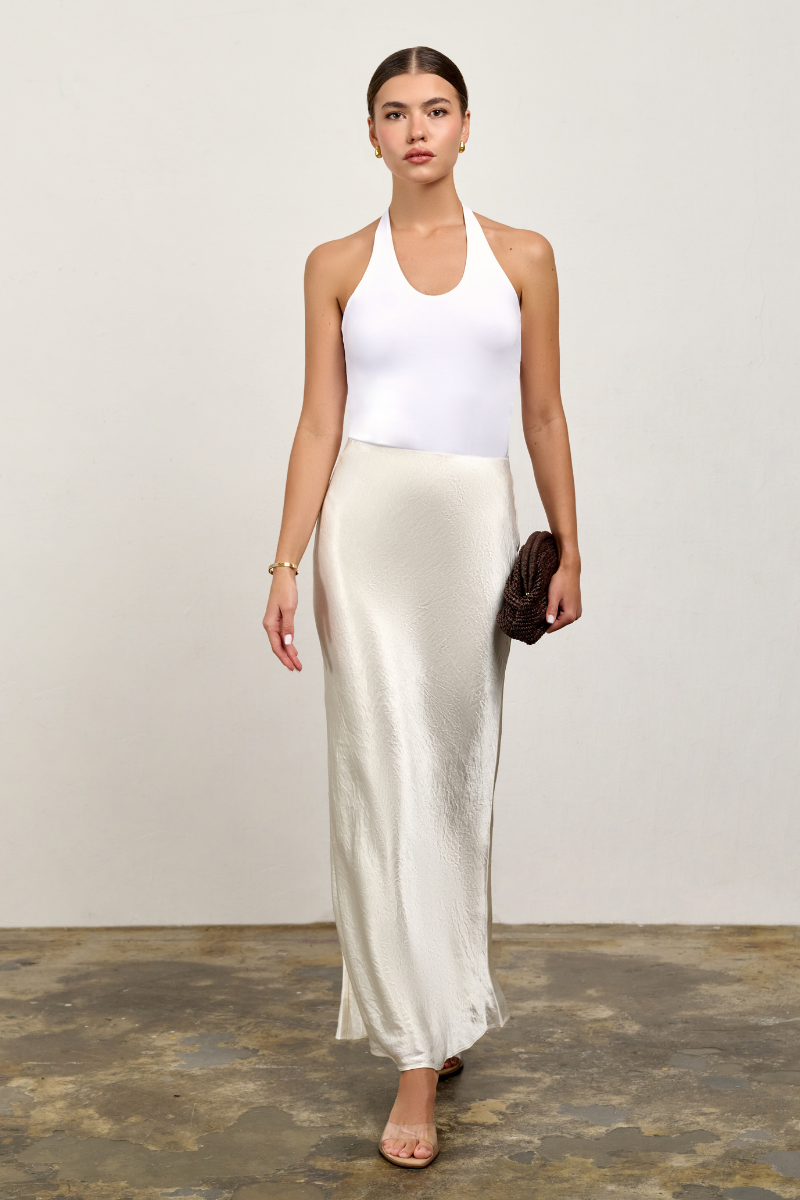 Olivia Slip Skirt - Cream