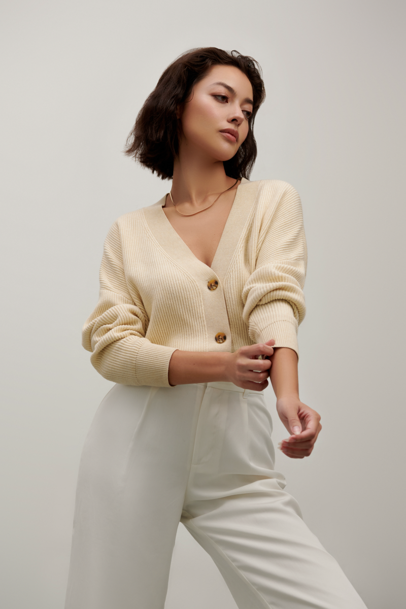 Margot Knit Cardigan - Oatmeal