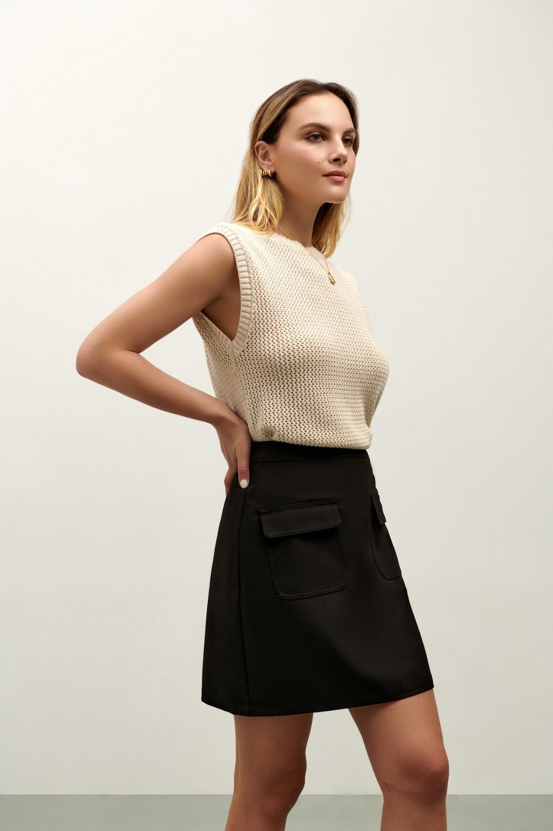 The James Mini Skirt - Black