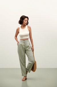 The Callie Pants - Mint