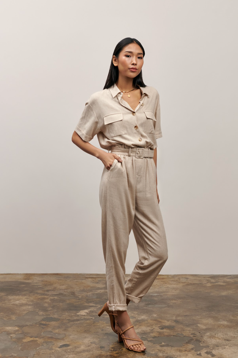 Lana Jumpsuit - Beige