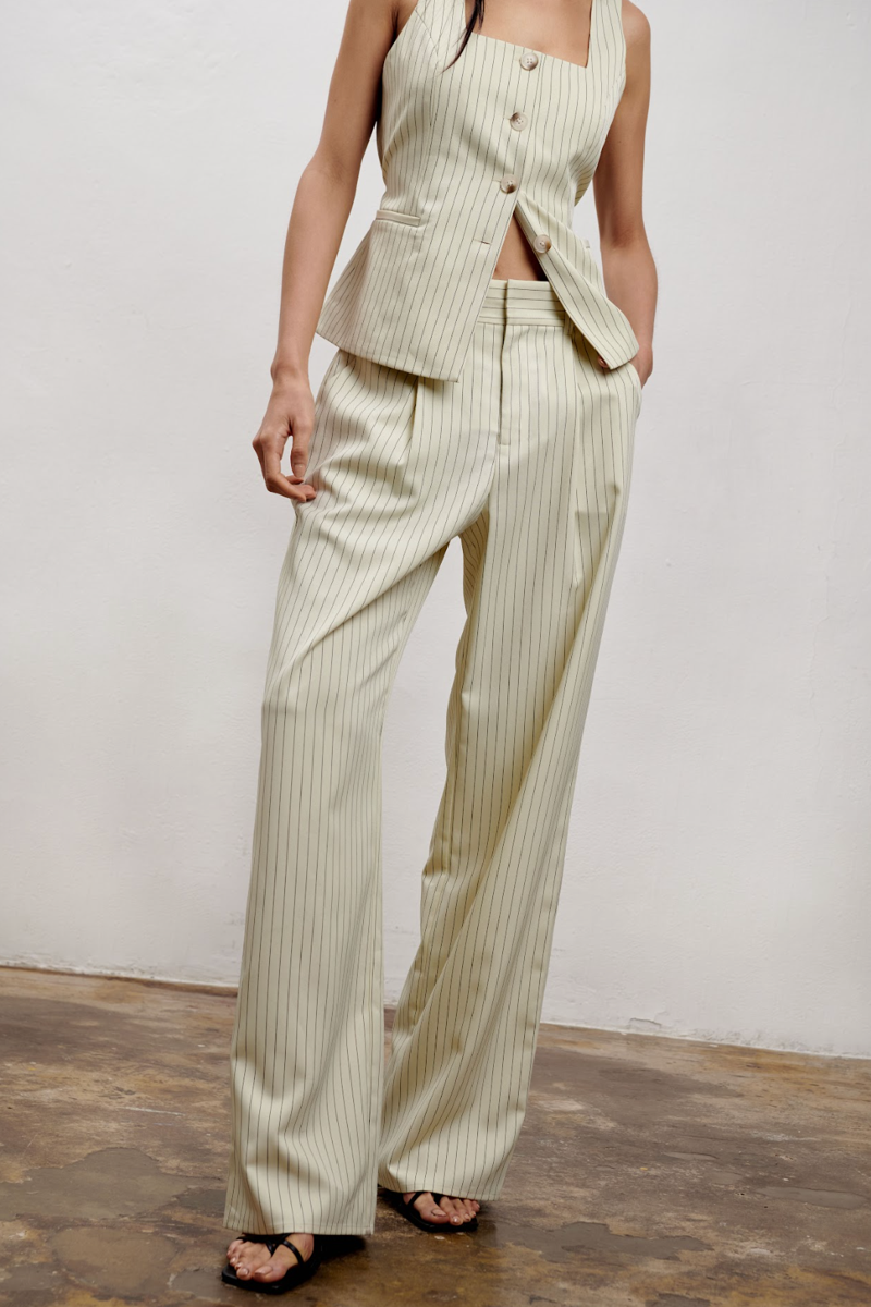 Willow Wide Leg Pant - Buttercream
