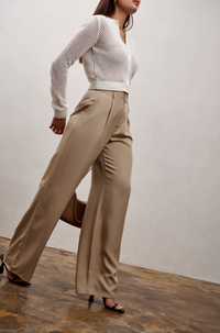 The Willow Wide Leg Pant- Camel