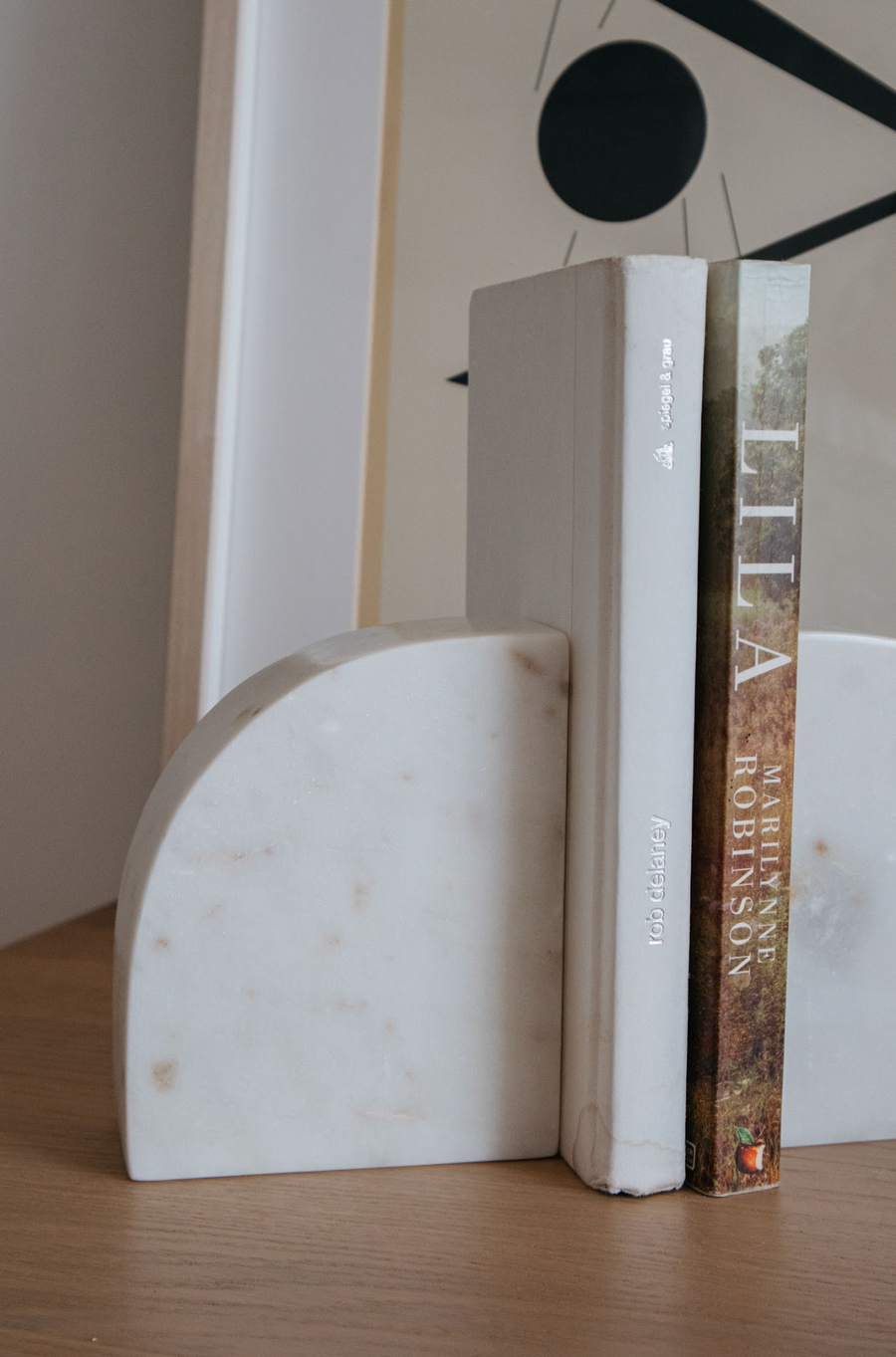 Marble Bookends