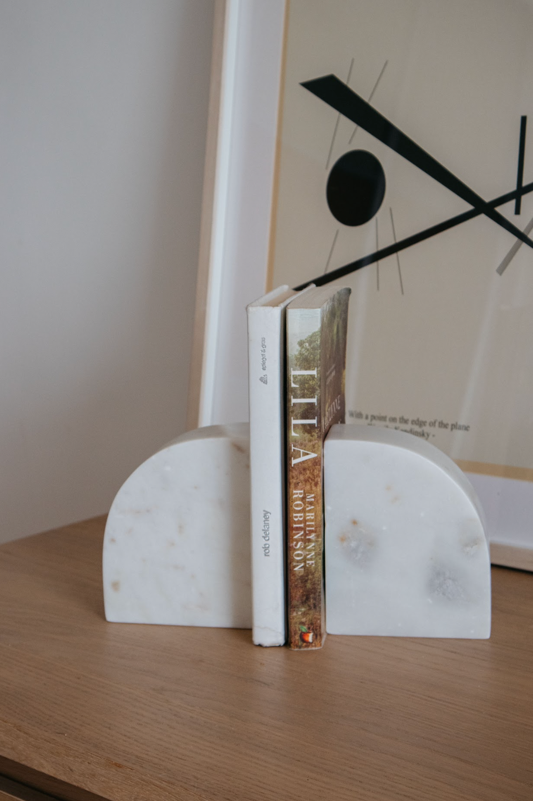 Marble Bookends