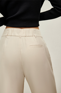 The Willow Wide Leg Pant - Oatmeal