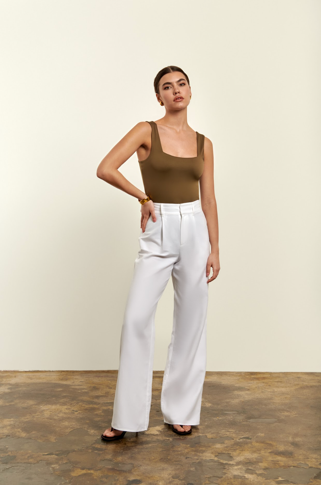 Bella Bodysuit - Khaki