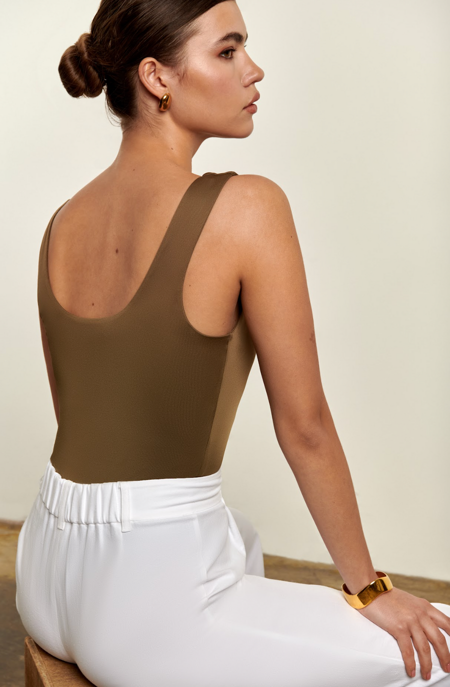 Bella Bodysuit - Khaki