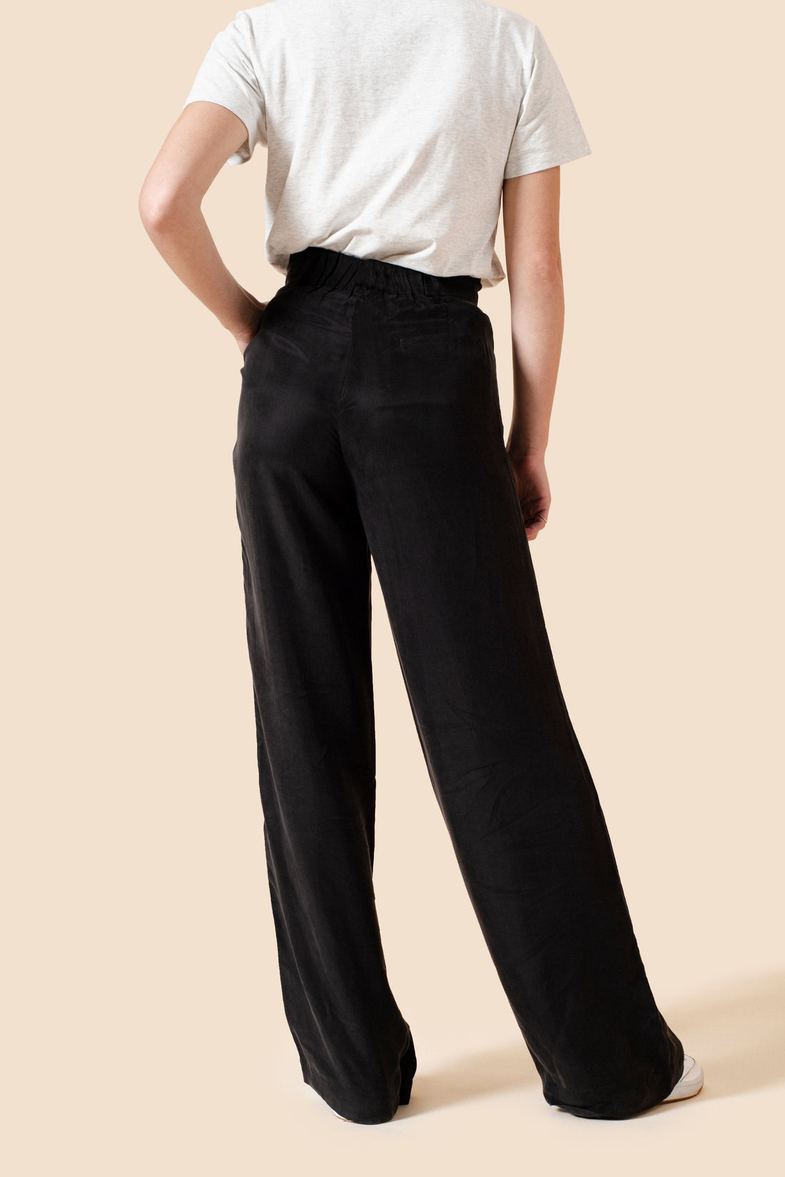 The Willow Wide Leg Pant - Black