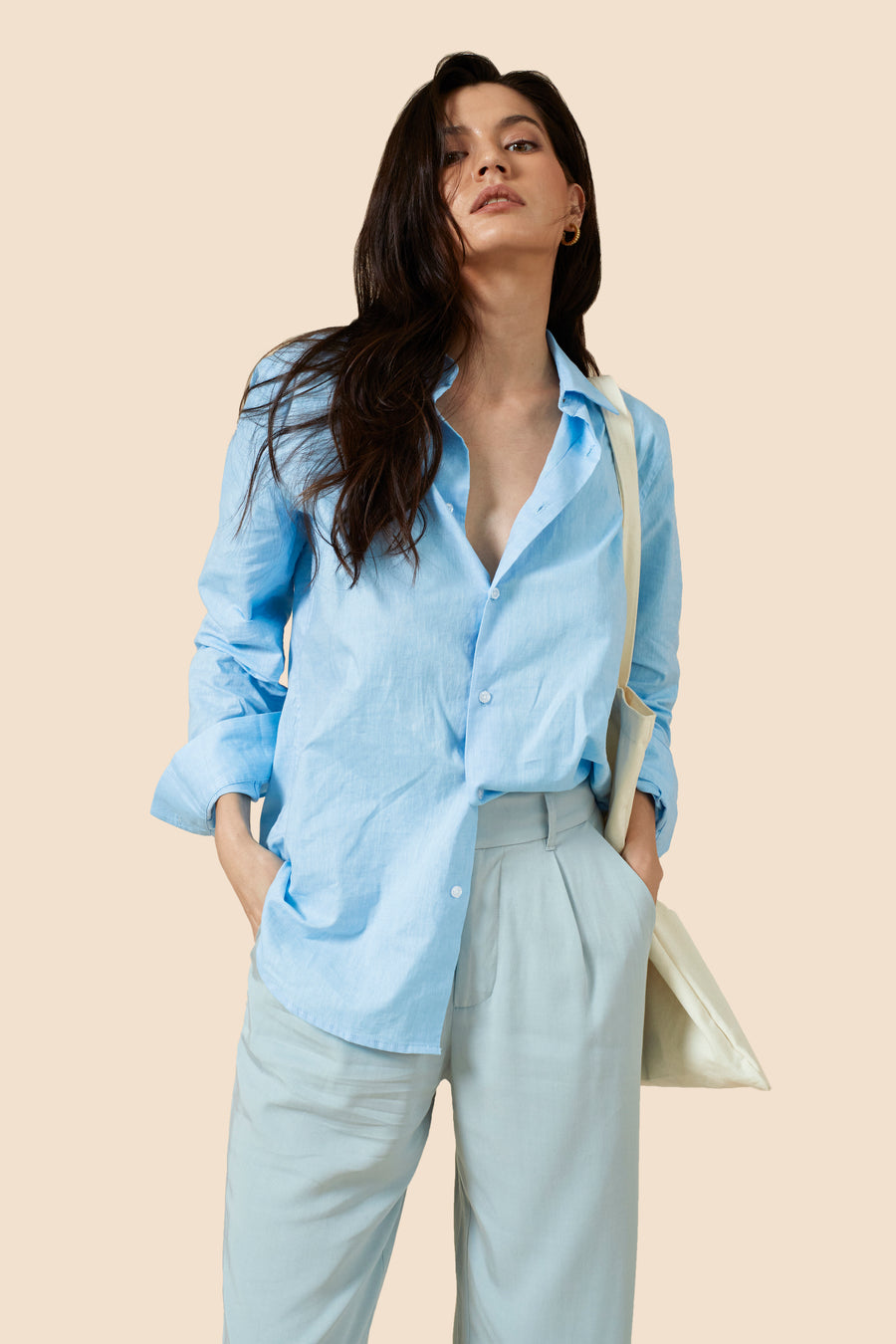 The Avery Button Down - Blue