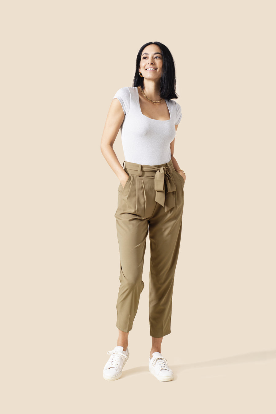 The Lexi Trousers - Sand